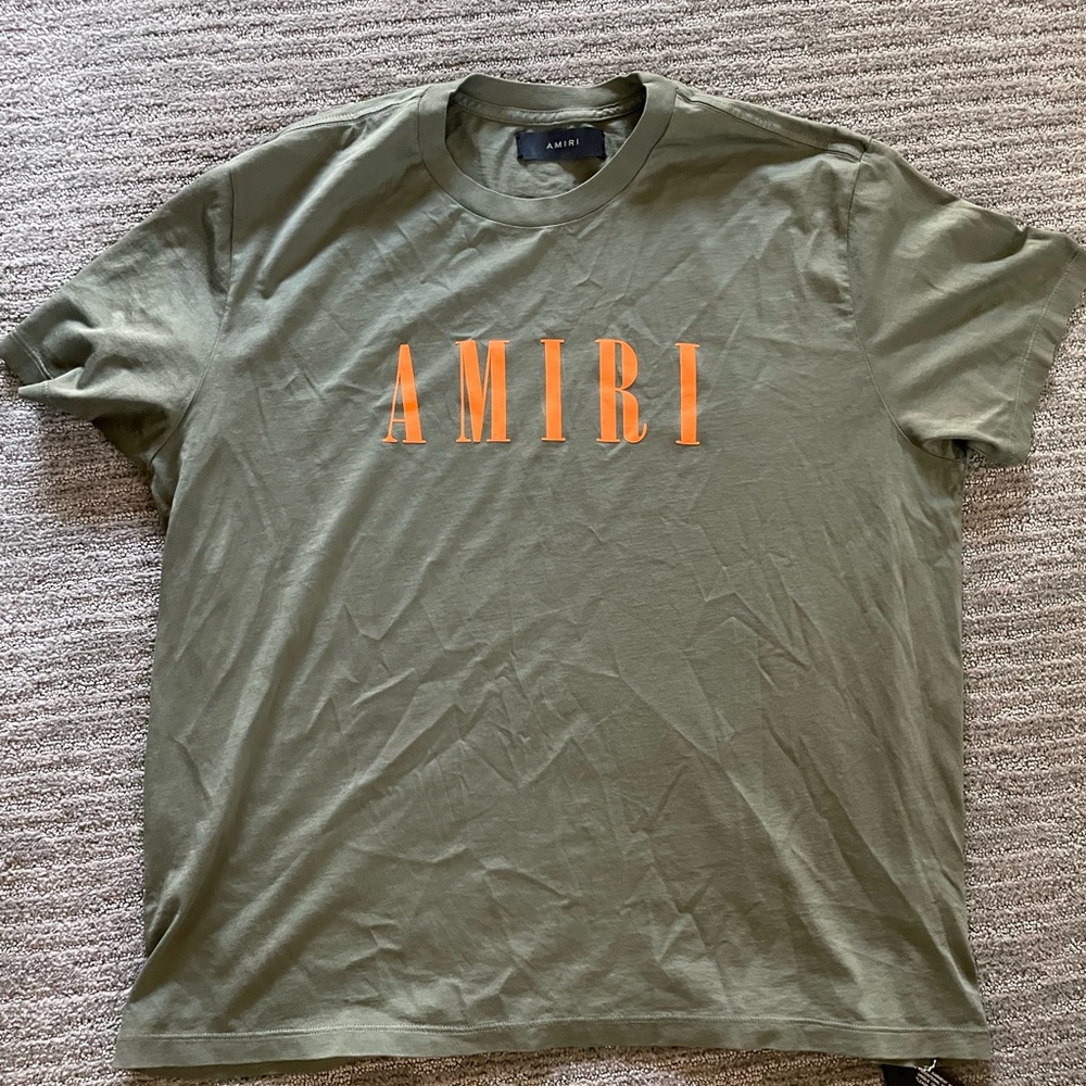 AMIRI Core T-Shirt Size: L Green